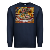 Navy rattle snake don't tread on me tumbler Premium Sweatshirt - BarkalooDesign