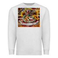 Oatmeal Heather rattle snake don't tread on me tumbler Premium Sweatshirt - BarkalooDesign