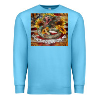 Ocean Blue rattle snake don't tread on me tumbler Premium Sweatshirt - BarkalooDesign