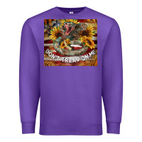 Purple rattle snake don't tread on me tumbler Premium Sweatshirt - BarkalooDesign