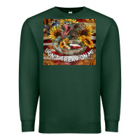 Sports Green rattle snake don't tread on me tumbler Premium Sweatshirt - BarkalooDesign