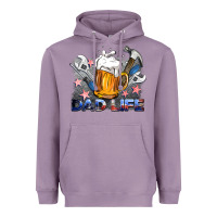 Lavender dad life beer and tools Heavyweight Hoodie - BarkalooDesign