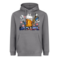 Storm dad life beer and tools Heavyweight Hoodie - BarkalooDesign