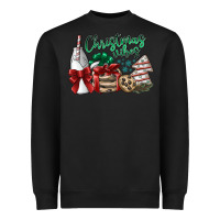 Black christmas vibes Heavyweight Sweatshirt - SublimationCraftShop
