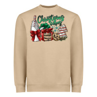 Mushroom christmas vibes Heavyweight Sweatshirt - SublimationCraftShop