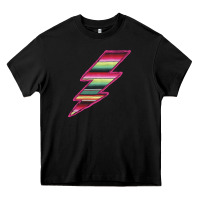 Black Pink Serape Lightning Heavy Core Tee - Bettercallsaul