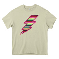 Mossy Pink Serape Lightning Heavy Core Tee - Bettercallsaul