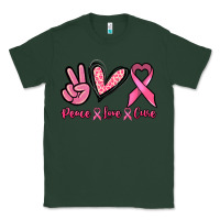 Sports Green Peace love cure Cancer Awareness Classic Tee - HowdyJamesFarm