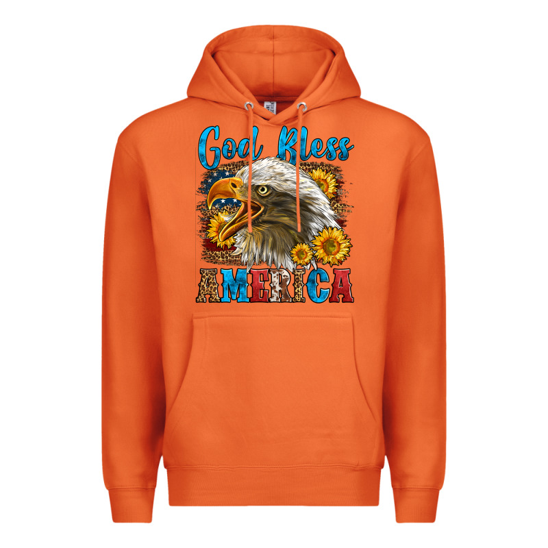 God Bless America Premium Hoodie by LillyAllenDesigns | Teevron