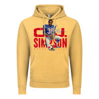 Vintage Mustard O.J. Simpson Vintage Hoodie - trangStudio