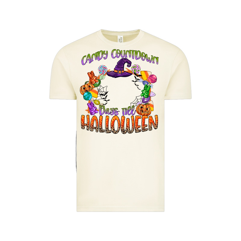 Candy Countdown Days Till Halloween Vintage Tee by CowGirlArtShop | Teevron