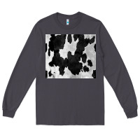 Smoke Black White Cowhide Tumbler Long Sleeve Tee - CowCowDesign