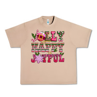 Burro jolly happy joyful pink christmas Urban Heavy Tee - CowGirlArtShop