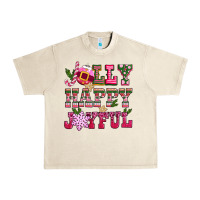 Sandshell jolly happy joyful pink christmas Urban Heavy Tee - CowGirlArtShop