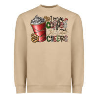 I Run On Coffee And Christmas Cheers Heavyweight Sweatshirt | Teevron