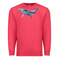 Cardinal humpback whale Premium Sweatshirt - BarkalooDesign