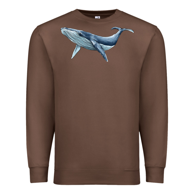 Humpback Whale Premium Sweatshirt by BarkalooDesign | Teevron