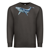 Smoke humpback whale Premium Sweatshirt - BarkalooDesign
