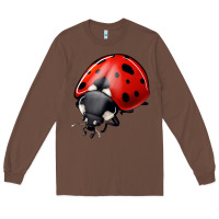 Chestnut ladybug Long Sleeve Tee - Jasminsmagicworld