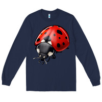 Navy ladybug Long Sleeve Tee - Jasminsmagicworld