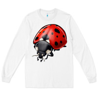 White ladybug Long Sleeve Tee - Jasminsmagicworld