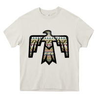 Cream Western Green Aztec Thunderbird Heavy Core Tee - Bettercallsaul
