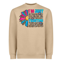 Mushroom im just here trusting jesus Heavyweight Sweatshirt - CowhideDigitalArt