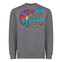 Storm im just here trusting jesus Heavyweight Sweatshirt - CowhideDigitalArt