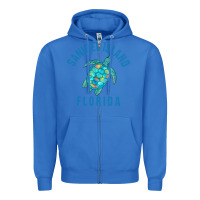 True Royal sanibel island beach design  sea turtle illustration gift pullover hoo Zipper Hoodie - trangStudio