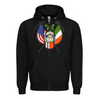 Black Ancient Order of Hibernians Premium Zipper Hoodie - trangStudio