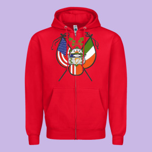 Ancient Order Of Hibernians Premium Zipper Hoodie Designed By Trangstudio
