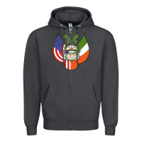 Smoke Ancient Order of Hibernians Premium Zipper Hoodie - trangStudio