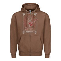 Chestnut adventure time halloween marceline tarot card Zipper Hoodie - trangStudio