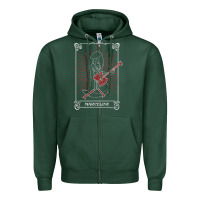 Sports Green adventure time halloween marceline tarot card Zipper Hoodie - trangStudio