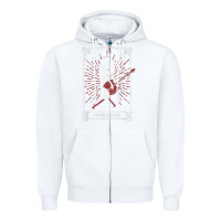 White adventure time halloween marceline tarot card Zipper Hoodie - trangStudio