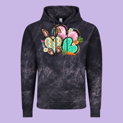 Easter Heart Easter Day Vintage Hoodie Designed By Cowgirlartshop