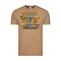 Vintage Coffee stressed blessed pumpkin spice obsessed Vintage Tee - CowGirlArtShop