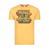 Vintage Mustard stressed blessed pumpkin spice obsessed Vintage Tee - CowGirlArtShop