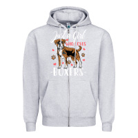 Heather Grey Kids Boxer Dog Just A Girl Who Loves Boxers Gift Zipper Hoodie - trangStudio