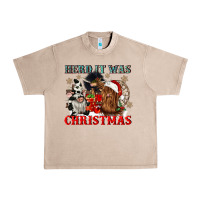 French Oak herd it was christmas Urban Heavy Tee - CowGirlArtShop