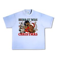 Grape Ice herd it was christmas Urban Heavy Tee - CowGirlArtShop