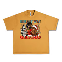 Peanut Butter herd it was christmas Urban Heavy Tee - CowGirlArtShop