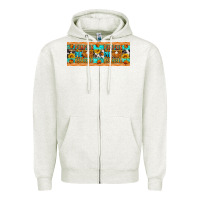 Oatmeal Heather Pumpkin Pie Obsessed Zipper Hoodie - Artiststas