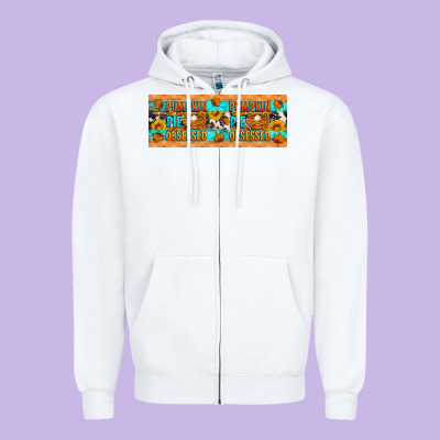 Pumpkin Pie Obsessed Zipper Hoodie Designed By Artiststas