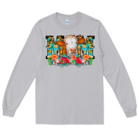 Moon Dust Mom Cow Flowers Long Sleeve Tee - CowCowDesign