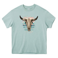 Arona Western Aztec Bull Skull Heavy Core Tee - Bettercallsaul
