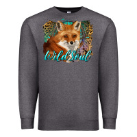 Charcoal Heather wild soul fox with dream catcher Premium Sweatshirt - BarkalooDesign