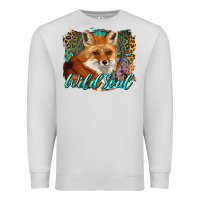Dove Grey wild soul fox with dream catcher Premium Sweatshirt - BarkalooDesign