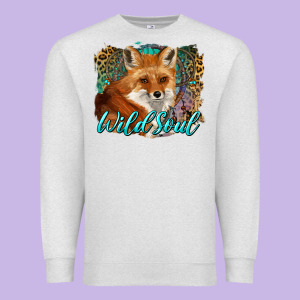 Wild Soul Fox With Dream Catcher Premium Sweatshirt Designed By Barkaloodesign
