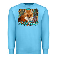 Ocean Blue wild soul fox with dream catcher Premium Sweatshirt - BarkalooDesign